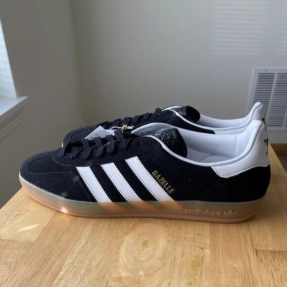 Adidas Gazelle Indoor Core Black JI2060 Men\'s Shoes New Size 10
